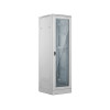 Alantec 42U 800x800 Stand-Serverschrank, Glasfronttür, grau
