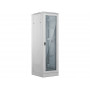 Alantec 42U 800x800 Stand-Serverschrank, Glasfronttür, grau