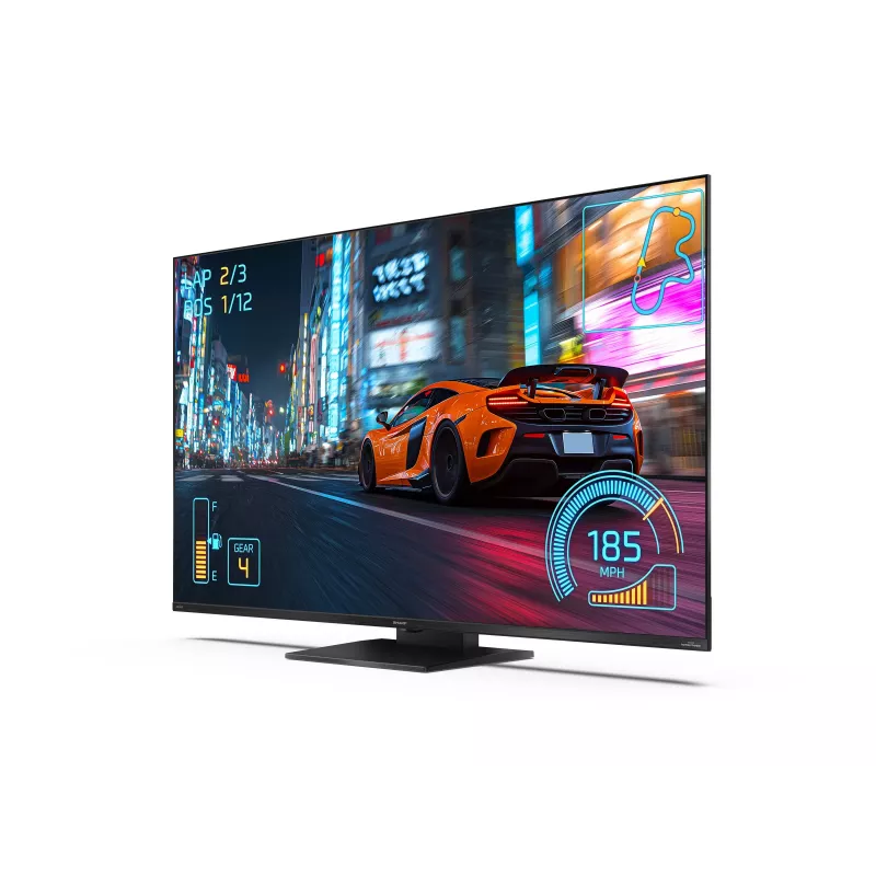Sharp 50JR7265E 50 Zoll (126 cm) 4K-Ultra-HD-QLED-Fernseher mit Google TV