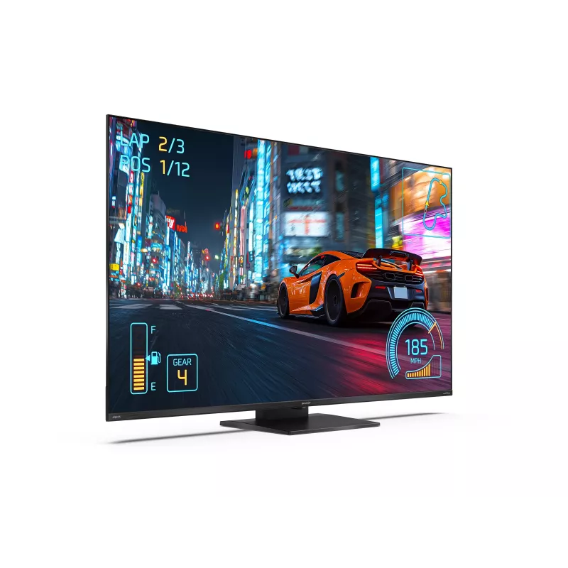 Sharp 50JR7265E 50 Zoll (126 cm) 4K-Ultra-HD-QLED-Fernseher mit Google TV