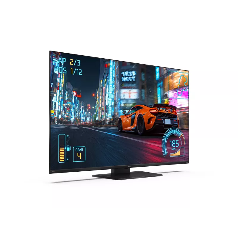 Sharp 55JR7265E Fernseher, 55 Zoll (139 cm), 4K Ultra HD QLED, Google TV