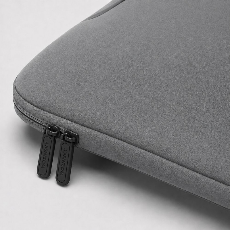 Wozinsky WNL-13G Neopren-Laptophülle für 13–14 Zoll, grau