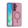 iLike Mag Matt Hülle für Samsung Galaxy A16 4G / A16 5G / A17 4G / A17 5G mit großer Kameraaussparung, bordeauxrot