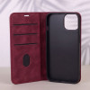 TFO Smart Suede Hülle für iPhone 17 Pro Max 6,9 / iPhone 18 Pro Max 6,9, bordeauxrot
