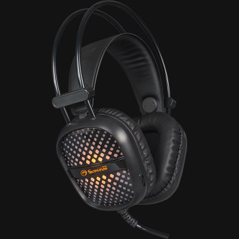 Marvo CM303 CZ Set aus Tastatur, Headset und Maus, silber
