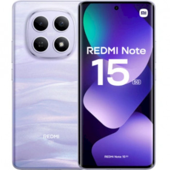 Xiaomi Redmi Note 15 5G Smartphone, Dual-SIM, 12 GB + 512 GB, Nebelviolett
