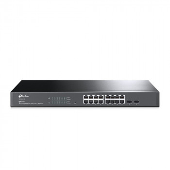TP-Link JetStream TL-SG2218 Managed L2/L2+ Gigabit-Ethernet-Netzwerk-Switch, 1U, Schwarz