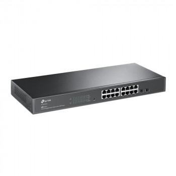 TP-Link JetStream TL-SG2218 Managed L2/L2+ Gigabit-Ethernet-Netzwerk-Switch, 1U, Schwarz