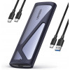 Ugreen CM400 90264 M.2-SSD-Gehäuse, USB 3.2 Gen 2, grau