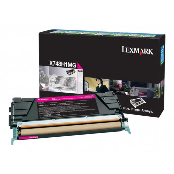 Lexmark X748H1MG Tonerkartusche für X748de, X748de LDS, X748de Statoil, X748dte, Magenta