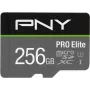 PNY PRO Elite P-SDU256V31100PRO-GE microSDXC-Speicherkarte, 256 GB, UHS-I U3, A1, V30, mit SD-Adapter