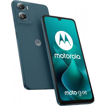 Motorola G06 Smartphone, 4/128 GB, Dual SIM, Pantone Tapestry Blue, OEM
