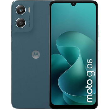 Motorola G06 Smartphone, 4/128 GB, Dual SIM, Pantone Tapestry Blue, OEM