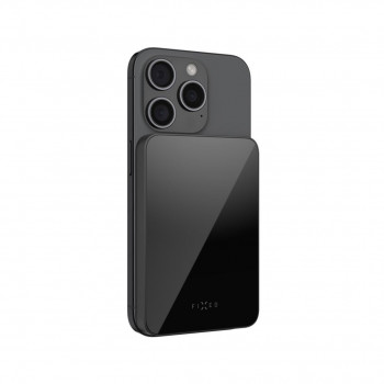 Fixed MagZen 10 Crystal Powerbank, Qi2, 10000 mAh, schwarz