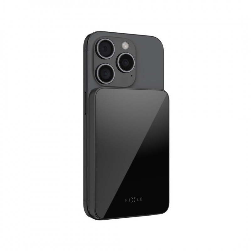 Fixed MagZen 10 Crystal Powerbank, Qi2, 10000 mAh, schwarz