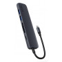 Epico 6in1 Alu Hub 8K USB-C Hub, himmelblau
