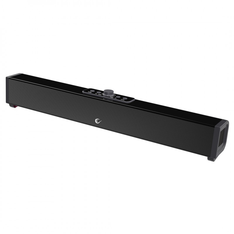 Rampage RM-1 Soundwave Plus Lautsprecher, Gesamtleistung 64 W, schwarz