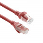 ACT FC1552 U/UTP CAT6A ultraflexibles Patchkabel, 0,25 m, TPE, snagless RJ45, rot