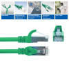 ACT FC2701 S/FTP CAT6A Patchkabel, 1 m, TPE, ultraflexibel, mit Schutztüllen gegen Verhaken, grün