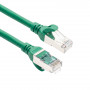 ACT FC2752 S/FTP CAT6A Patchkabel ultraflexibel, 0,25 m, TPE, mit Schutztüllen gegen Verhaken, grün