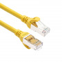 ACT FC2800 S/FTP CAT6A Patchkabel, 0,5 m, TPE, ultraflexibel, mit Rastnasenschutz, RJ45, gelb
