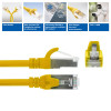 ACT FC2800 S/FTP CAT6A Patchkabel, 0,5 m, TPE, ultraflexibel, mit Rastnasenschutz, RJ45, gelb