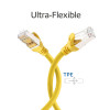 ACT FC2807 S/FTP CAT6A Patchkabel, 7 m, TPE, ultraflexibel, mit Rastnasenschutz, RJ45, gelb
