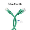 ACT FC1715 U/UTP CAT6A TPE ultraflexibles Patchkabel mit RJ45-Steckern, 15 m, grün