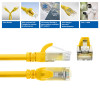 ACT FC1805 U/UTP CAT6A TPE ultraflexibles Patchkabel mit RJ45-Steckern, 5 m, gelb