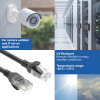 ACT FC1903 U/UTP CAT6A TPE ultraflexibles Patchkabel mit RJ45-Steckern, 3 m, schwarz