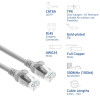 ACT FC1051 U/UTP CAT6A Ultra-Flex-Patchkabel, TPE, snagless, RJ45, 1,5 m, grau