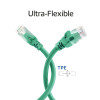 ACT FC1700 U/UTP CAT6A Patchkabel, TPE, ultraflexibel, RJ45, 0,5 m, grün