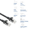 ACT FC1951 CAT6A U/UTP Ultra-Flex-Patchkabel, 1,5 m, TPE, Snagless-RJ45, schwarz