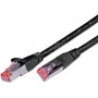 Wirewin Cat6 S/FTP RJ45 Patchkabel, LSZH, Lifetime-Garantie, schwarz (PKW-PIMF-KAT6 15.0 SW)