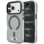 BMW BMW001281 M IML Frosted Metal Logo & Trims MagSafe Hülle für iPhone 18 Pro / 17 Pro, anthrazit