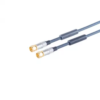 Home-Cinema 80095MHQ Professional SAT-Kabel, 5 m, F-Stecker auf F-Stecker, RG59U