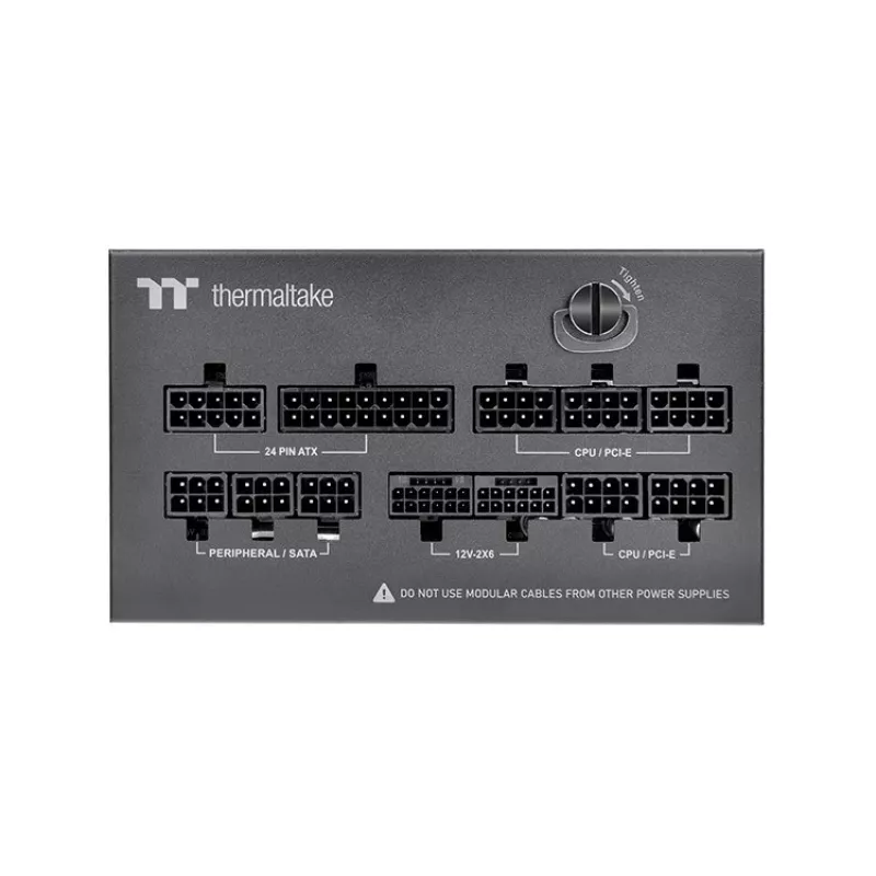 Thermaltake Dockpower FI 1200W PC-Netzteil, 80 PLUS Gold, ATX 3.1, schwarz
