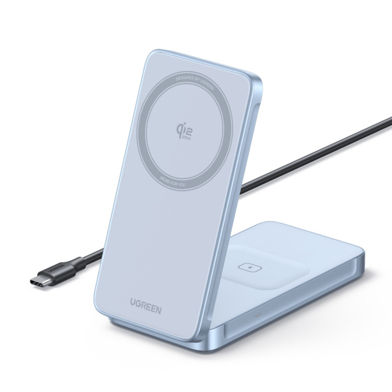 Ugreen W756 55963 MagFlow 2-in-1 Induktionsladegerät