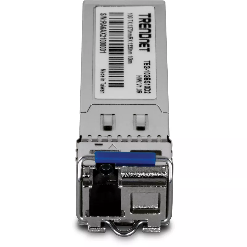 TRENDnet TEG-10GBS10D2 SFP+-Transceiver-Modul, 10G, Singlemode, Dual-Wave, LC, 10 km