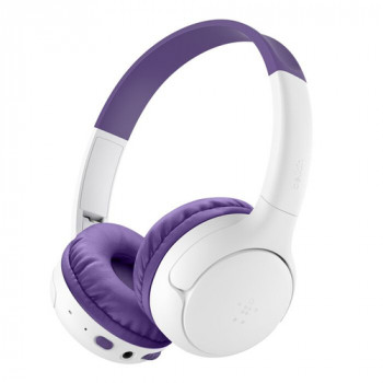 Belkin Soundform Mini 2 kabellose On-Ear-Kinderkopfhörer, violett