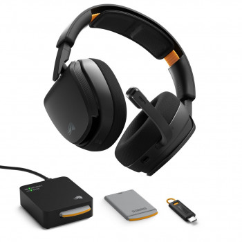 Glorious GHS Wireless InfinitePlay GLO-A-5-PC-BLK Kopfhörer, schwarz