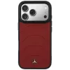 Mercedes Mer008874 Leather Mesh with Bow Line MagSafe Hülle für iPhone 18 Pro Max / 17 Pro Max, burgunderrot