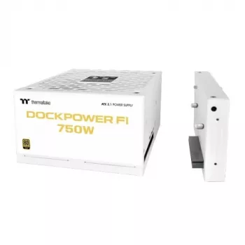 Thermaltake Dockpower FI 750W PC-Netzteil, 80 PLUS Gold, modular, weiß