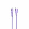 Tellur Silikonkabel Type-C auf Lightning, PD 30 W, 1 m, lila