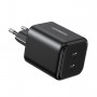Ugreen X526 Ladegerät 45 W, 2 x USB-C, GaN, schwarz