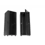 LogiLink Canovate D16S66B Netzwerkschrank, 16U, 48,3 cm (19″), schwarz (RAL 9005)