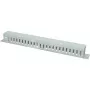 Wirewin KRP 1U 19-Zoll 1HE Kabelführungspanel mit Abdeckung, grau RAL7035