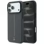 Mercedes Leather Semi Wrap with Iconic Line MagSafe Hülle für iPhone 18 Pro Max / 17 Pro Max, Anthrazit