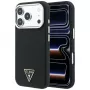 Guess Kevlar Triangle Logo MagSafe Hülle für iPhone 18 Pro Max / 17 Pro Max, Schwarz