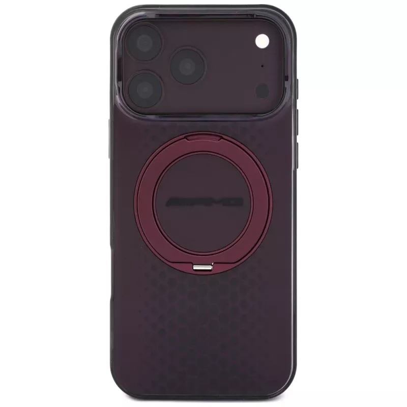 Mercedes AMG IML Double Layer Urban Line Hülle mit Ring Stand, MagSafe, für iPhone 18 Pro Max / 17 Pro Max, bordeaux